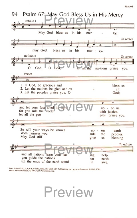 RitualSong: a hymnal and service book for Roman Catholics page 140