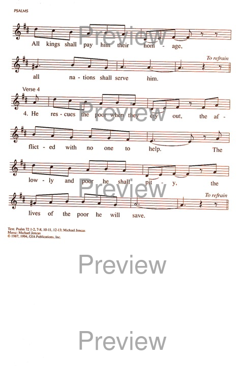 RitualSong: a hymnal and service book for Roman Catholics page 155