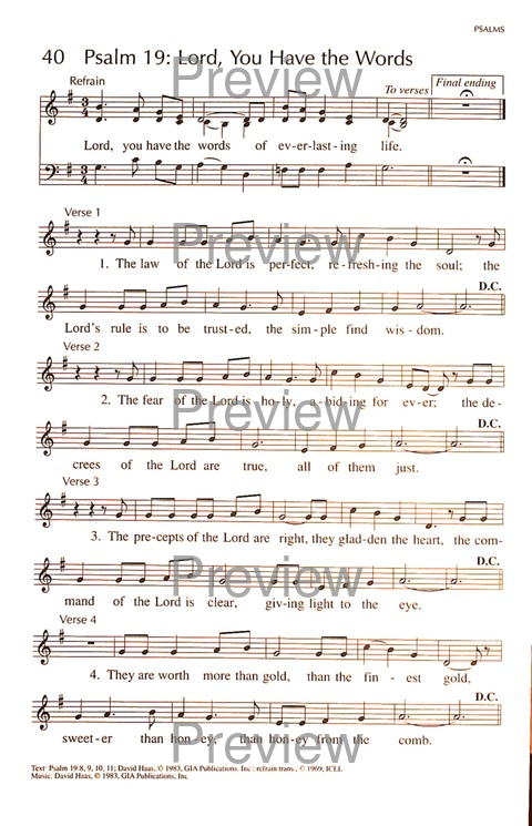 RitualSong: a hymnal and service book for Roman Catholics page 50