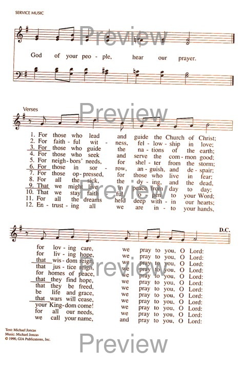 RitualSong: a hymnal and service book for Roman Catholics page 559