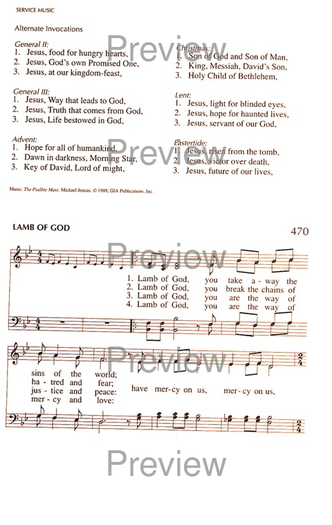 RitualSong: a hymnal and service book for Roman Catholics page 627