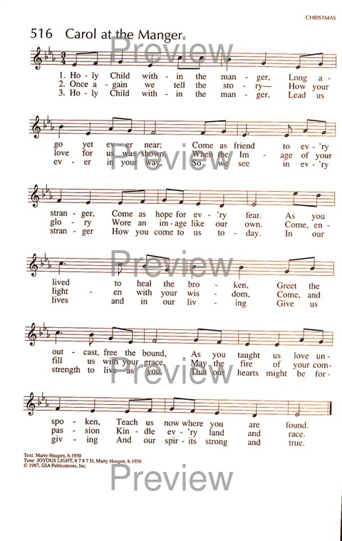 RitualSong: a hymnal and service book for Roman Catholics page 697