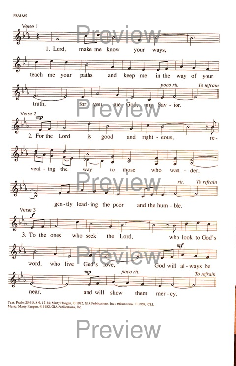 RitualSong: a hymnal and service book for Roman Catholics page 71