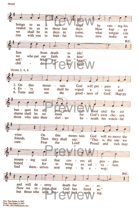 RitualSong: a hymnal and service book for Roman Catholics page 939