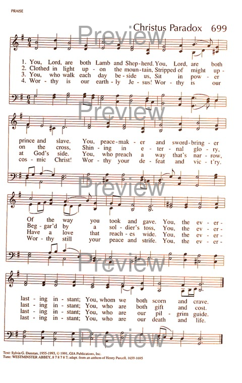 RitualSong: a hymnal and service book for Roman Catholics page 957