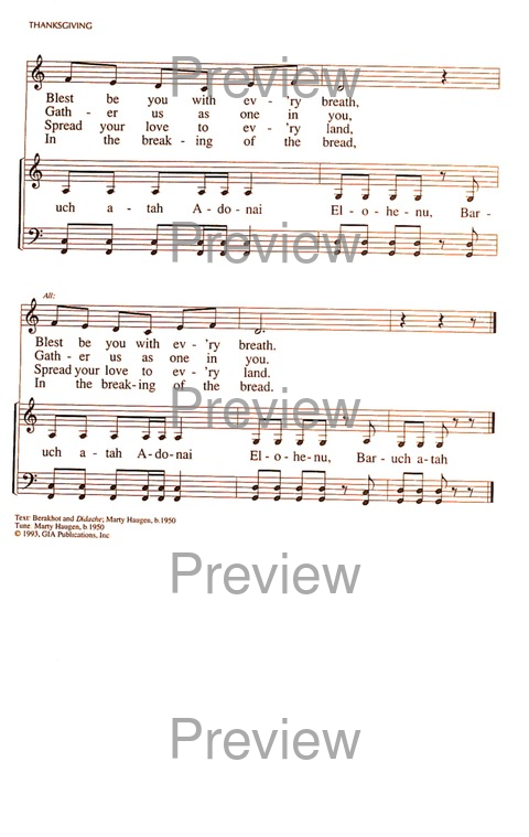 RitualSong: a hymnal and service book for Roman Catholics page 961