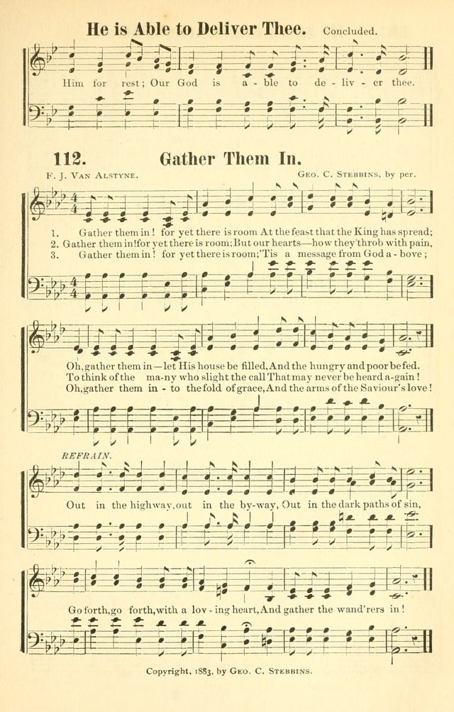 Rescue Songs: by one hundred popular composers and gifted song song writers: specially fitted for rescue missions and meetings, rescue workers and evangelists, and revival services page 116