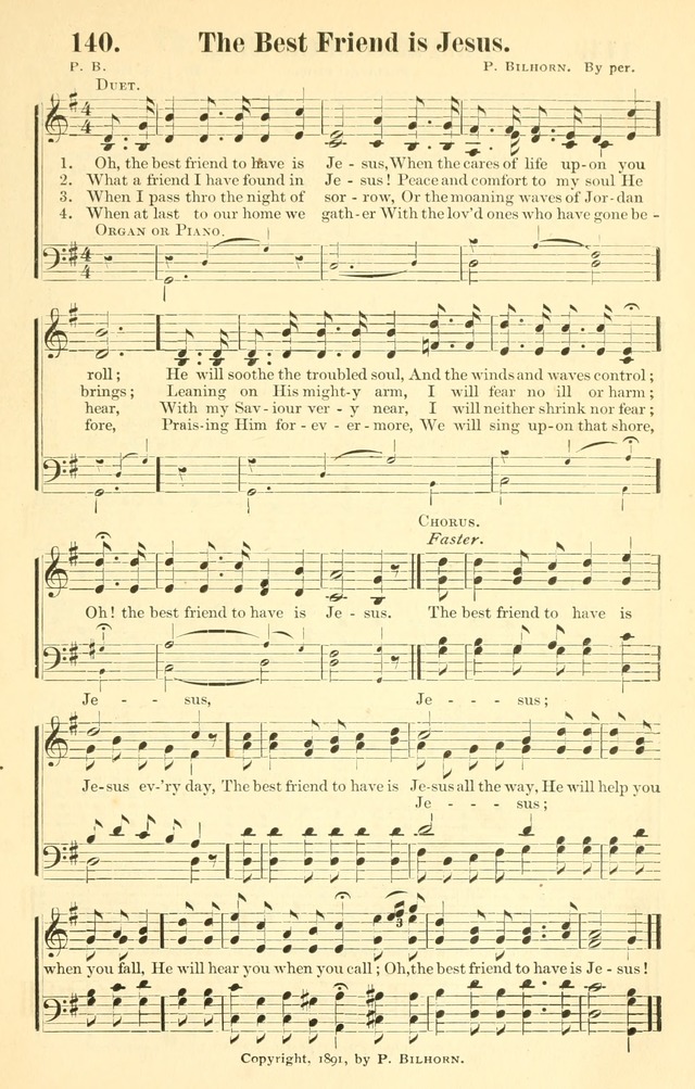 Rescue Songs: by one hundred popular composers and gifted song song writers: specially fitted for rescue missions and meetings, rescue workers and evangelists, and revival services page 140