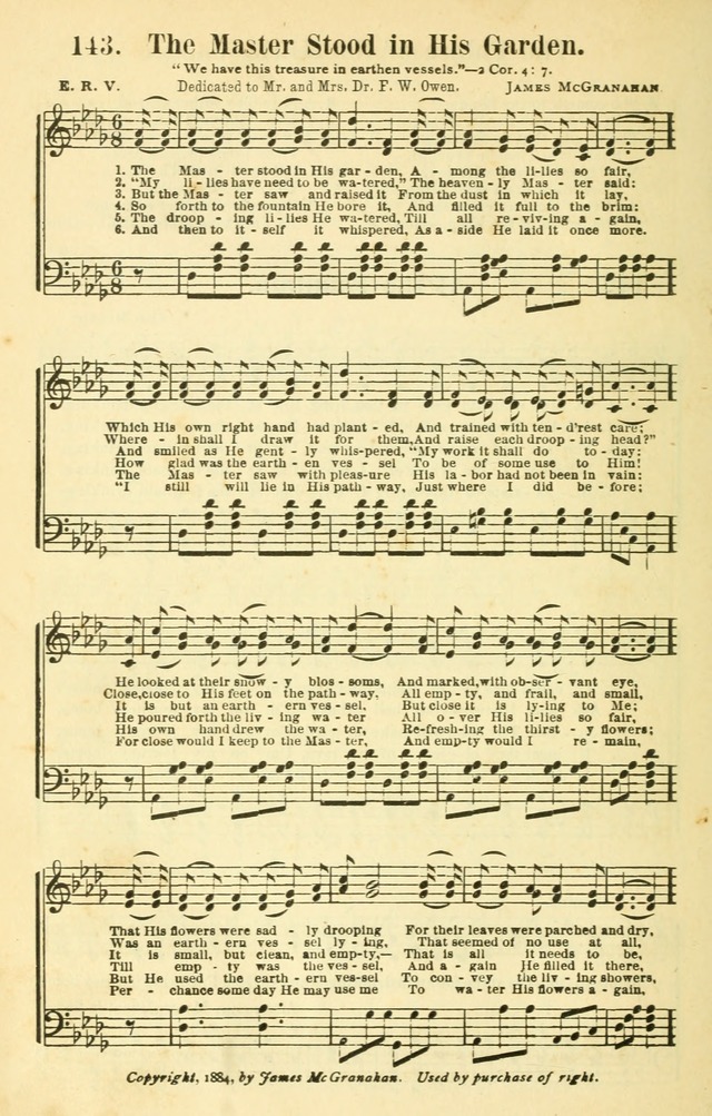 Rescue Songs: by one hundred popular composers and gifted song song writers: specially fitted for rescue missions and meetings, rescue workers and evangelists, and revival services page 143