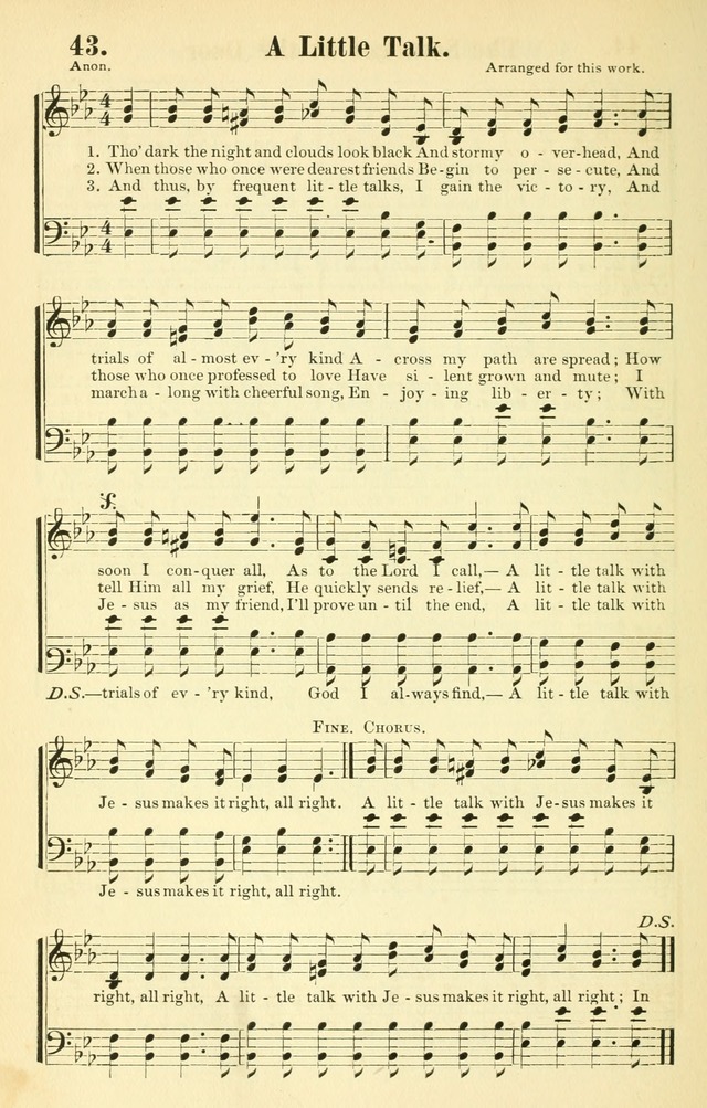 Rescue Songs: by one hundred popular composers and gifted song song writers: specially fitted for rescue missions and meetings, rescue workers and evangelists, and revival services page 45