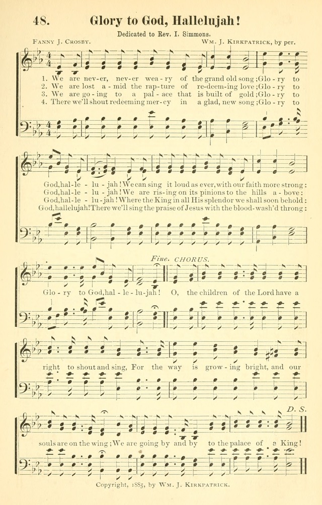 Rescue Songs: by one hundred popular composers and gifted song song writers: specially fitted for rescue missions and meetings, rescue workers and evangelists, and revival services page 50