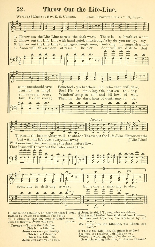 Rescue Songs: by one hundred popular composers and gifted song song writers: specially fitted for rescue missions and meetings, rescue workers and evangelists, and revival services page 54