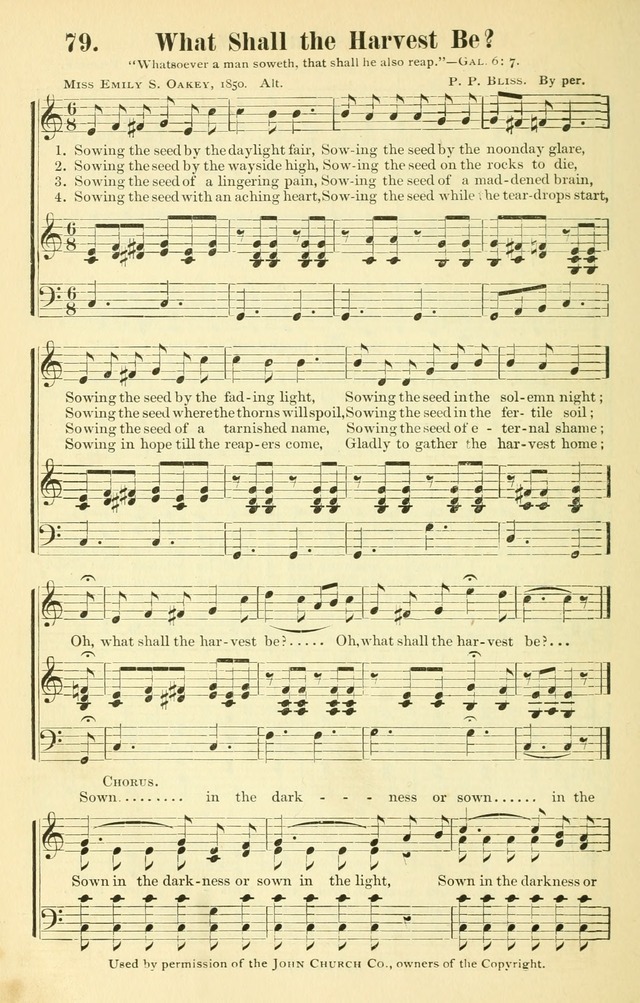 Rescue Songs: by one hundred popular composers and gifted song song writers: specially fitted for rescue missions and meetings, rescue workers and evangelists, and revival services page 83