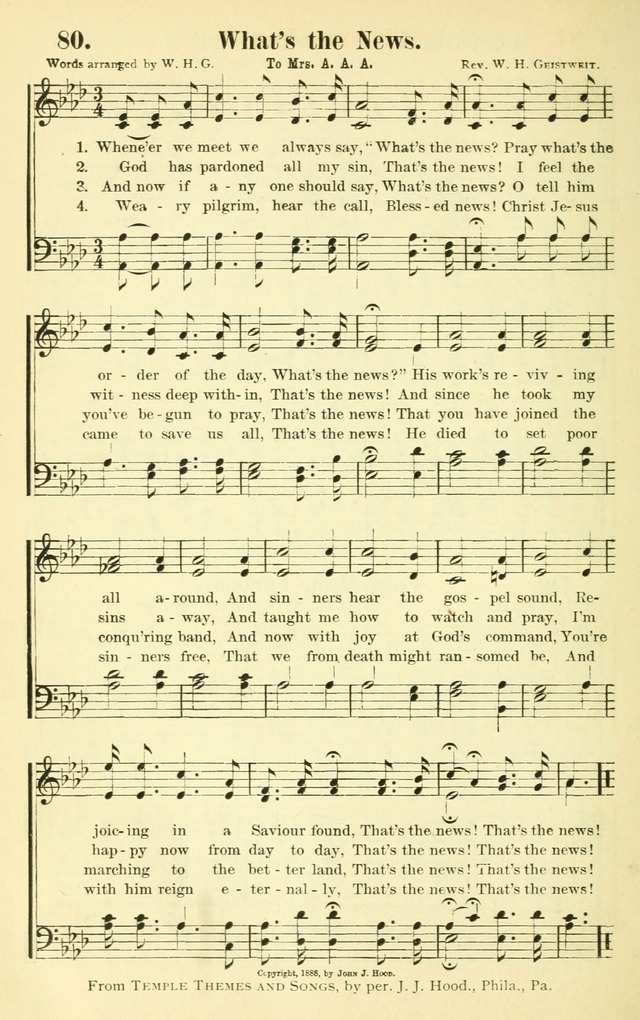 Rescue Songs: by one hundred popular composers and gifted song song writers: specially fitted for rescue missions and meetings, rescue workers and evangelists, and revival services page 85