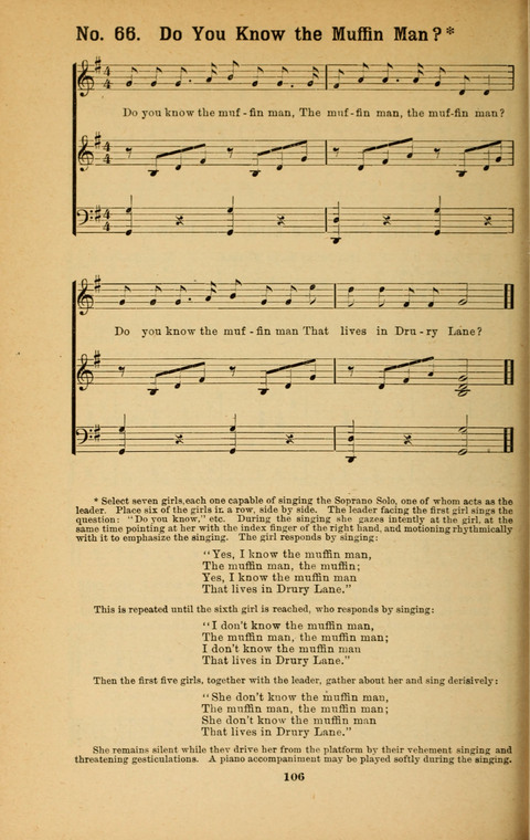 Recitations Song and Story: for Sunday and day schools, primary and intermediate Departments page 106