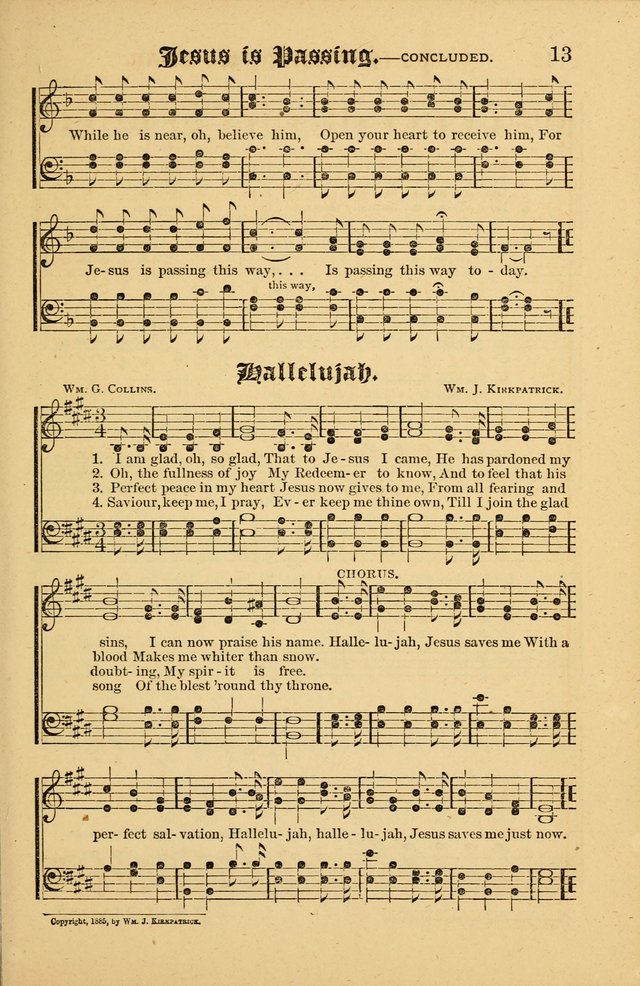 The Revival Wave: A Book of Revival Hymns and Music page 13