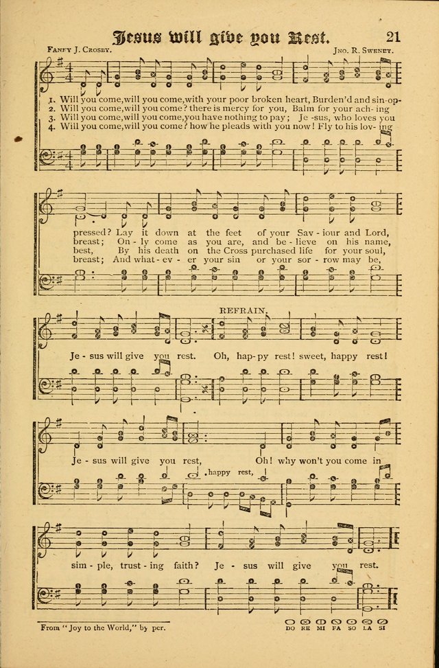 The Revival Wave: A Book of Revival Hymns and Music page 21