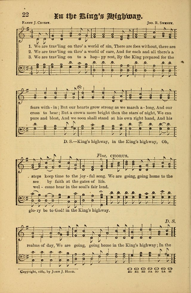 The Revival Wave: A Book of Revival Hymns and Music page 22