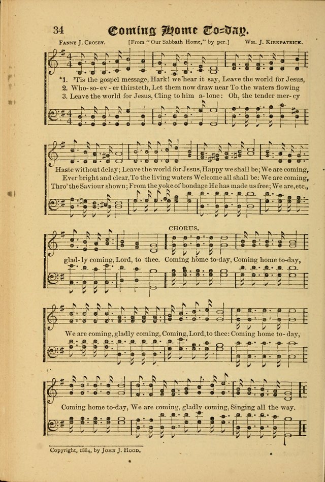 The Revival Wave: A Book of Revival Hymns and Music page 34