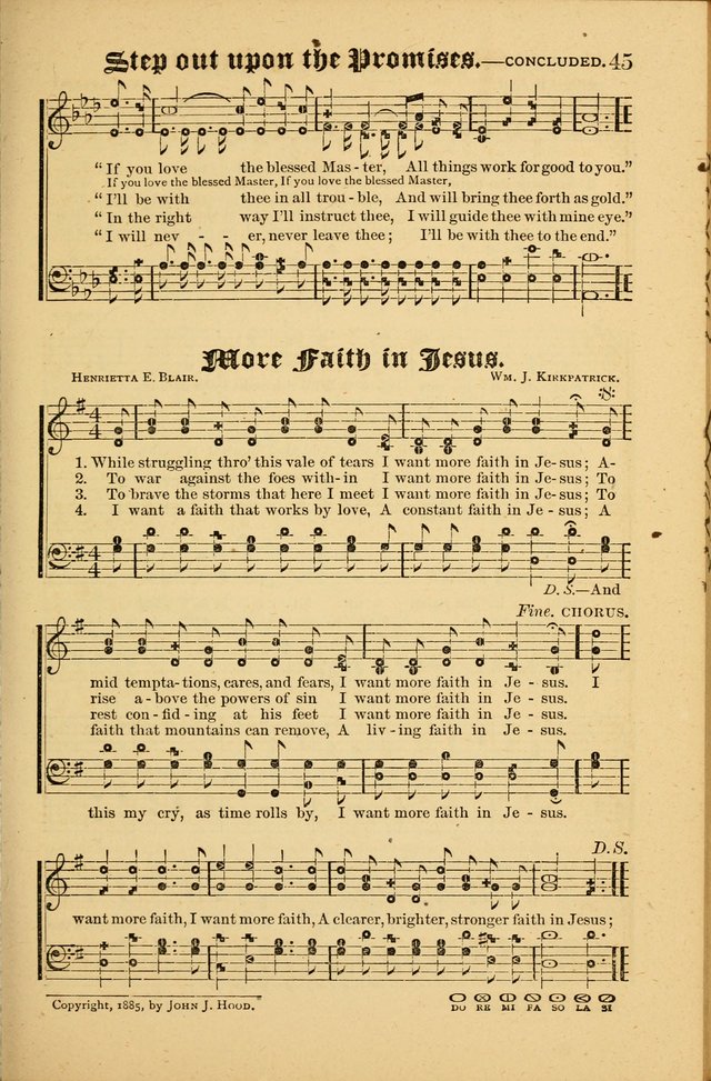 The Revival Wave: A Book of Revival Hymns and Music page 45