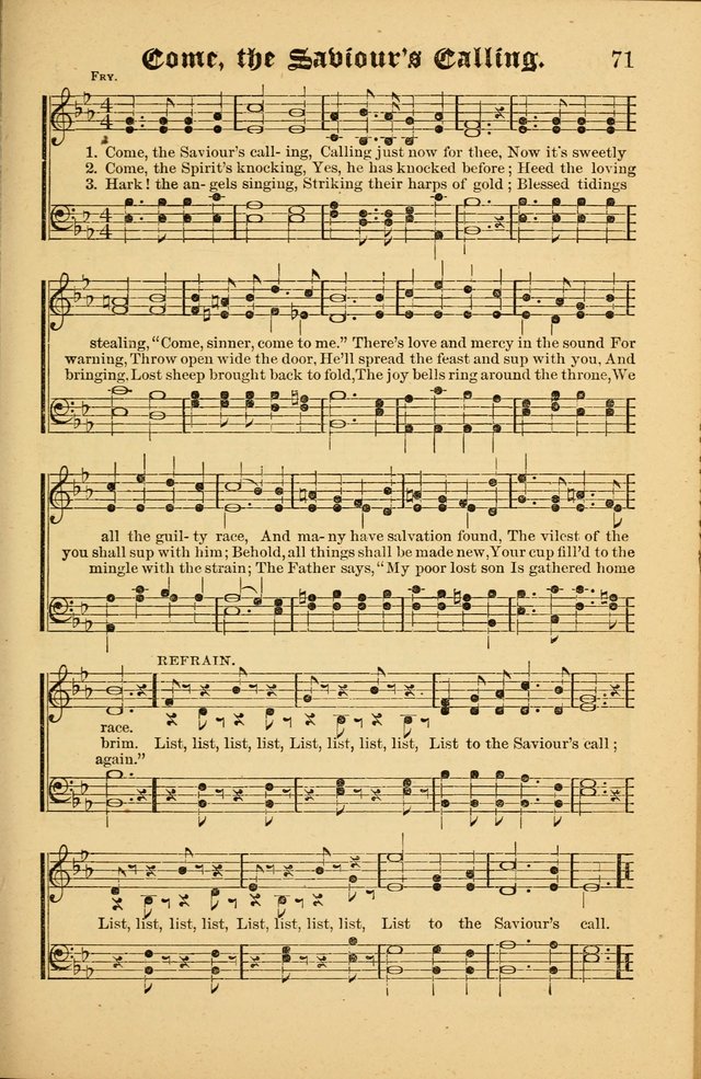 The Revival Wave: A Book of Revival Hymns and Music page 71