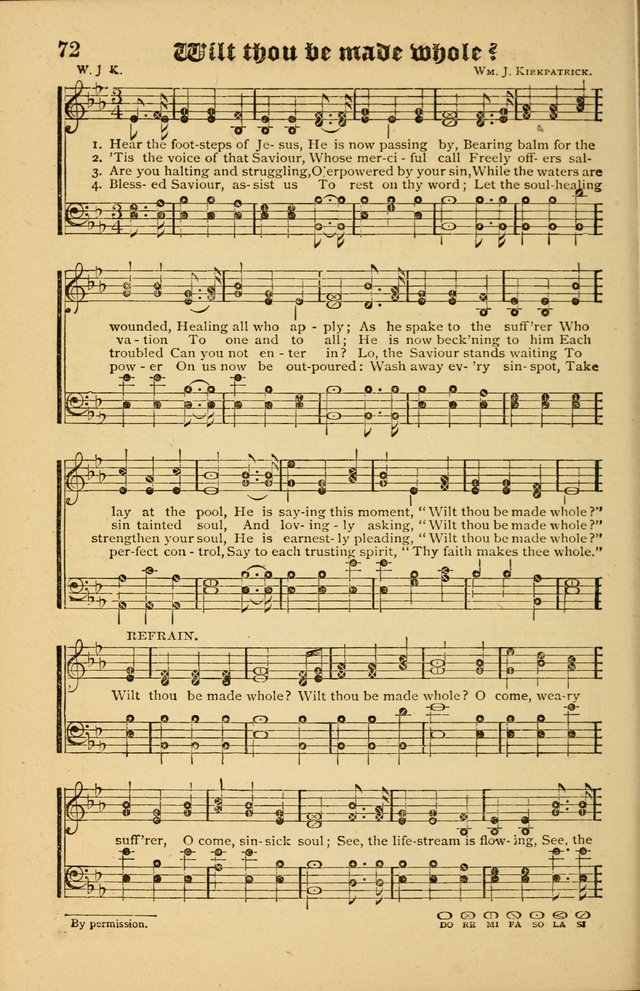 The Revival Wave: A Book of Revival Hymns and Music page 72