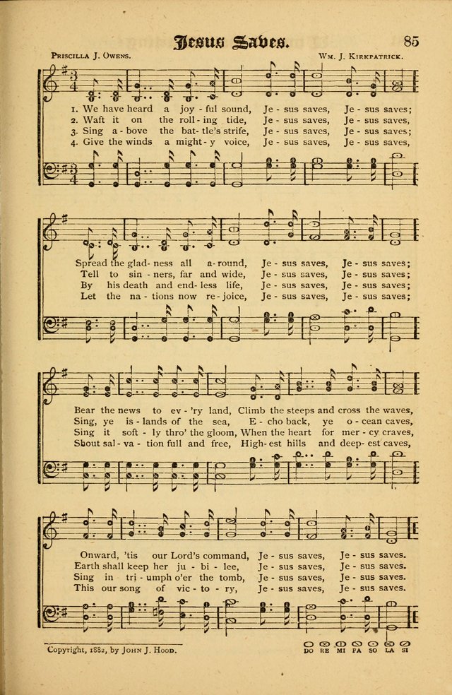 The Revival Wave: A Book of Revival Hymns and Music page 85