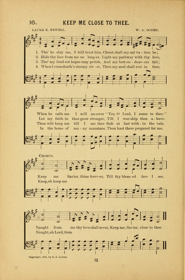 Riches of Grace: a Collection of New Songs and Standard Hymns page 18