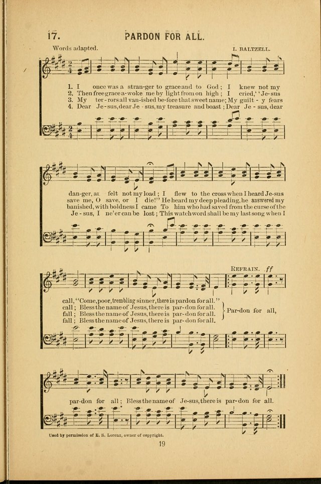 Riches of Grace: a Collection of New Songs and Standard Hymns page 19