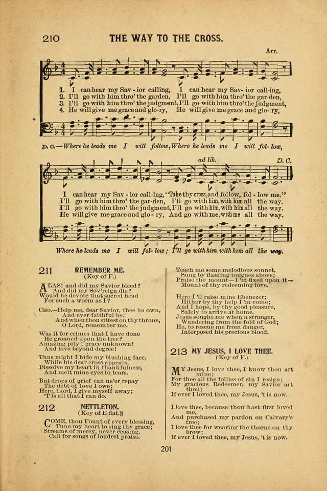 Riches of Grace: a Collection of New Songs and Standard Hymns page 201