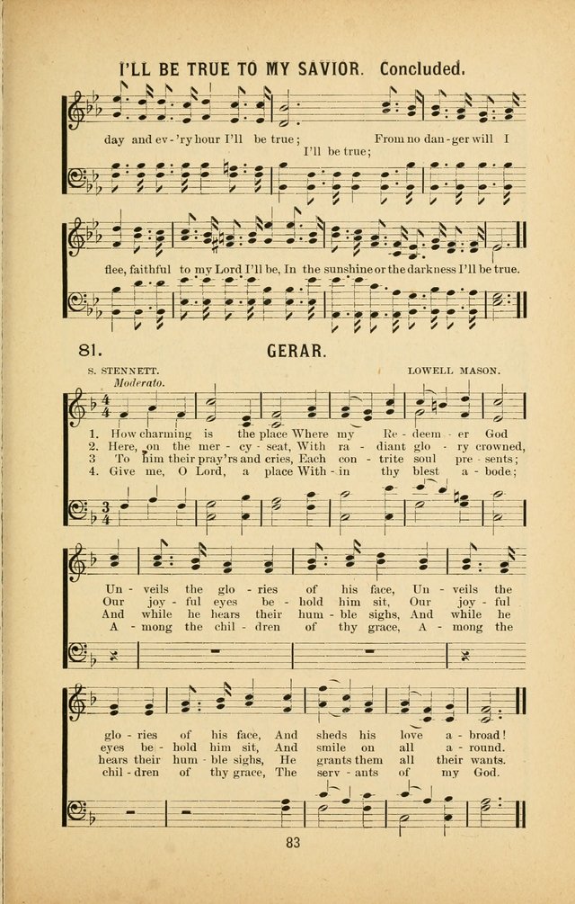 Riches of Grace: a Collection of New Songs and Standard Hymns page 83