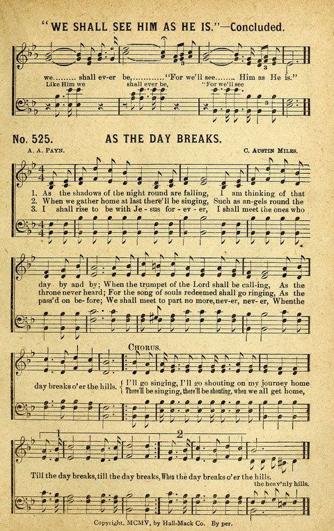 Rose of Sharon Hymns page 461