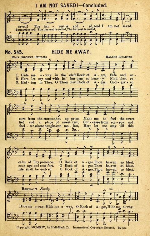 Rose of Sharon Hymns page 481