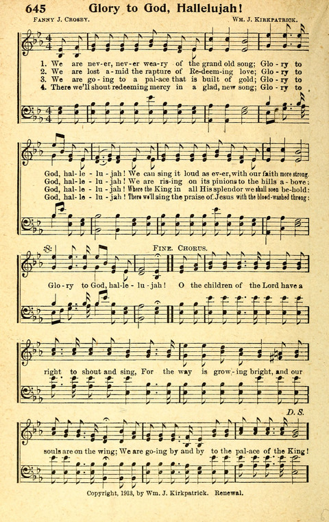 Rose of Sharon Hymns page 580