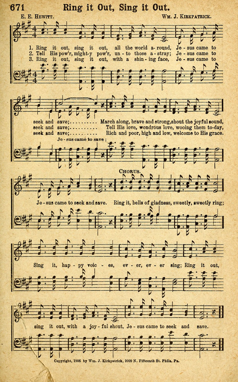 Rose of Sharon Hymns page 605