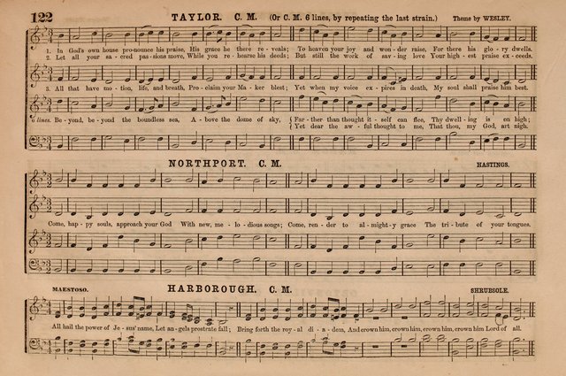 Selah: a collection of psalm and hymn tunes, introits, anthems, chants, motetts, choruses, etc. adapted to the use of classes, private circles, and worship assemblies page 122