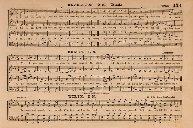 Selah: a collection of psalm and hymn tunes, introits, anthems, chants, motetts, choruses, etc. adapted to the use of classes, private circles, and worship assemblies page 133