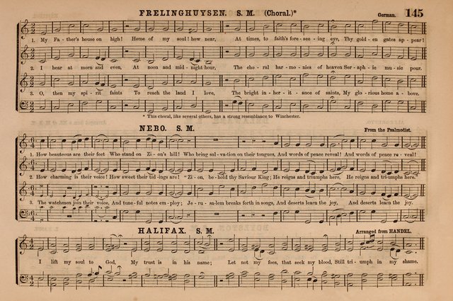 Selah: a collection of psalm and hymn tunes, introits, anthems, chants, motetts, choruses, etc. adapted to the use of classes, private circles, and worship assemblies page 145