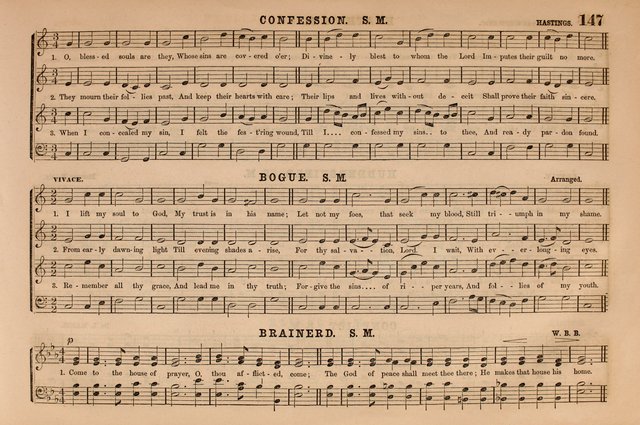 Selah: a collection of psalm and hymn tunes, introits, anthems, chants, motetts, choruses, etc. adapted to the use of classes, private circles, and worship assemblies page 147