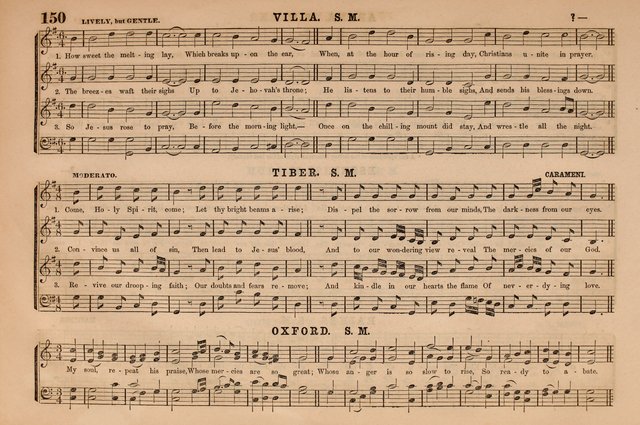 Selah: a collection of psalm and hymn tunes, introits, anthems, chants, motetts, choruses, etc. adapted to the use of classes, private circles, and worship assemblies page 150