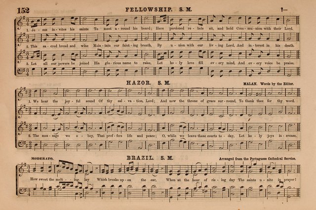 Selah: a collection of psalm and hymn tunes, introits, anthems, chants, motetts, choruses, etc. adapted to the use of classes, private circles, and worship assemblies page 152