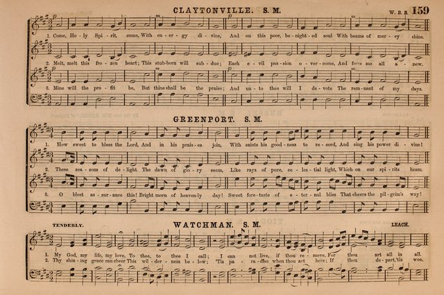 Selah: a collection of psalm and hymn tunes, introits, anthems, chants, motetts, choruses, etc. adapted to the use of classes, private circles, and worship assemblies page 159