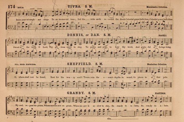 Selah: a collection of psalm and hymn tunes, introits, anthems, chants, motetts, choruses, etc. adapted to the use of classes, private circles, and worship assemblies page 174