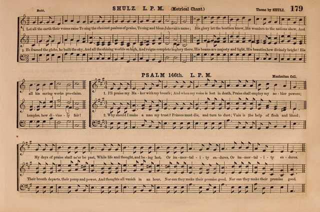 Selah: a collection of psalm and hymn tunes, introits, anthems, chants, motetts, choruses, etc. adapted to the use of classes, private circles, and worship assemblies page 179