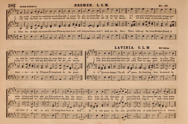 Selah: a collection of psalm and hymn tunes, introits, anthems, chants, motetts, choruses, etc. adapted to the use of classes, private circles, and worship assemblies page 182