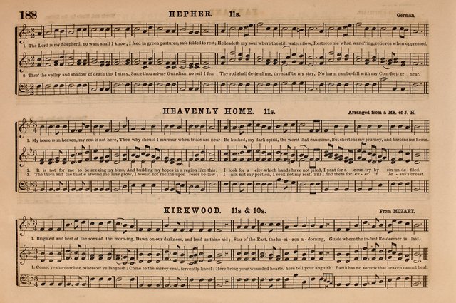 Selah: a collection of psalm and hymn tunes, introits, anthems, chants, motetts, choruses, etc. adapted to the use of classes, private circles, and worship assemblies page 188