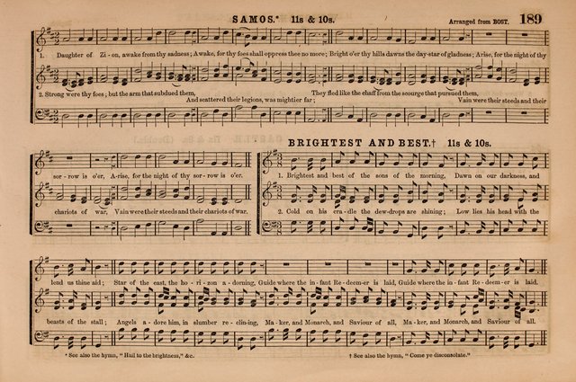 Selah: a collection of psalm and hymn tunes, introits, anthems, chants, motetts, choruses, etc. adapted to the use of classes, private circles, and worship assemblies page 189