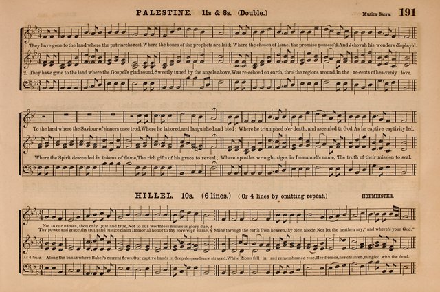 Selah: a collection of psalm and hymn tunes, introits, anthems, chants, motetts, choruses, etc. adapted to the use of classes, private circles, and worship assemblies page 191