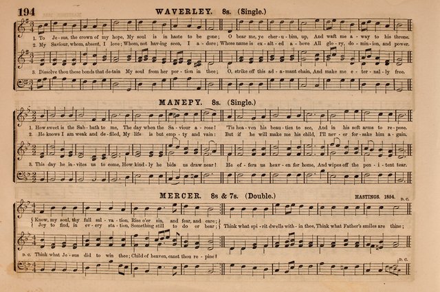 Selah: a collection of psalm and hymn tunes, introits, anthems, chants, motetts, choruses, etc. adapted to the use of classes, private circles, and worship assemblies page 194