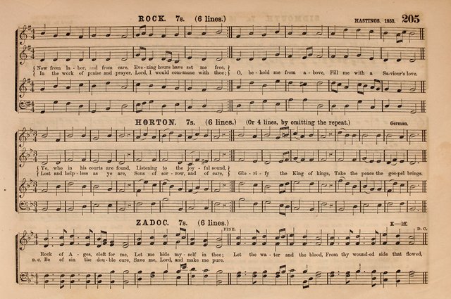 Selah: a collection of psalm and hymn tunes, introits, anthems, chants, motetts, choruses, etc. adapted to the use of classes, private circles, and worship assemblies page 205